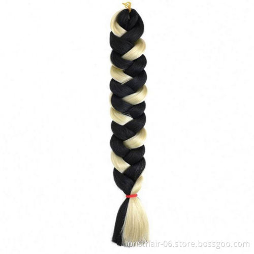 MYZYR 41Inches Synthetic Braid Ombre Braiding Hair Jumbo Braids Crochet Hair Extention Rose red Pink Light Purple Fiber 165g